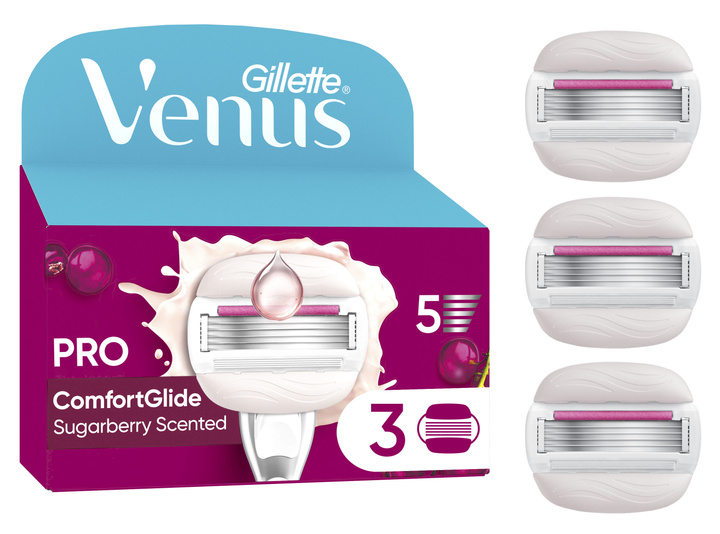Gillette varuterad Venus ComfortGlide Sugarberry Miami, 3tk
