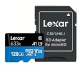 Lexar mälukaart microSD 128GB C10 A2 U3 V30 170MB/s sinine Plus