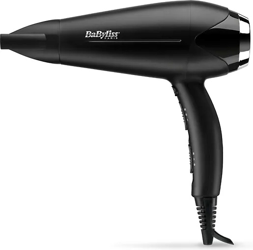 BaByliss föön D572DE Turbo Smooth 2200 Hair Dryer, must