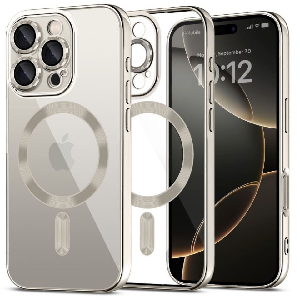 Tech-Protect MAGFLEX MagSafe iPhone 16 Pro SHINY TITANIUM