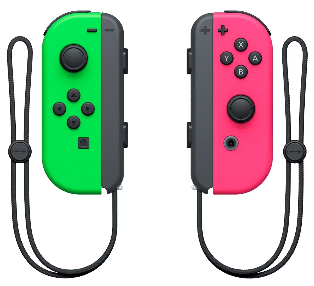 Nintendo juhtmevaba mängupult Joy-Con roheline/roosa