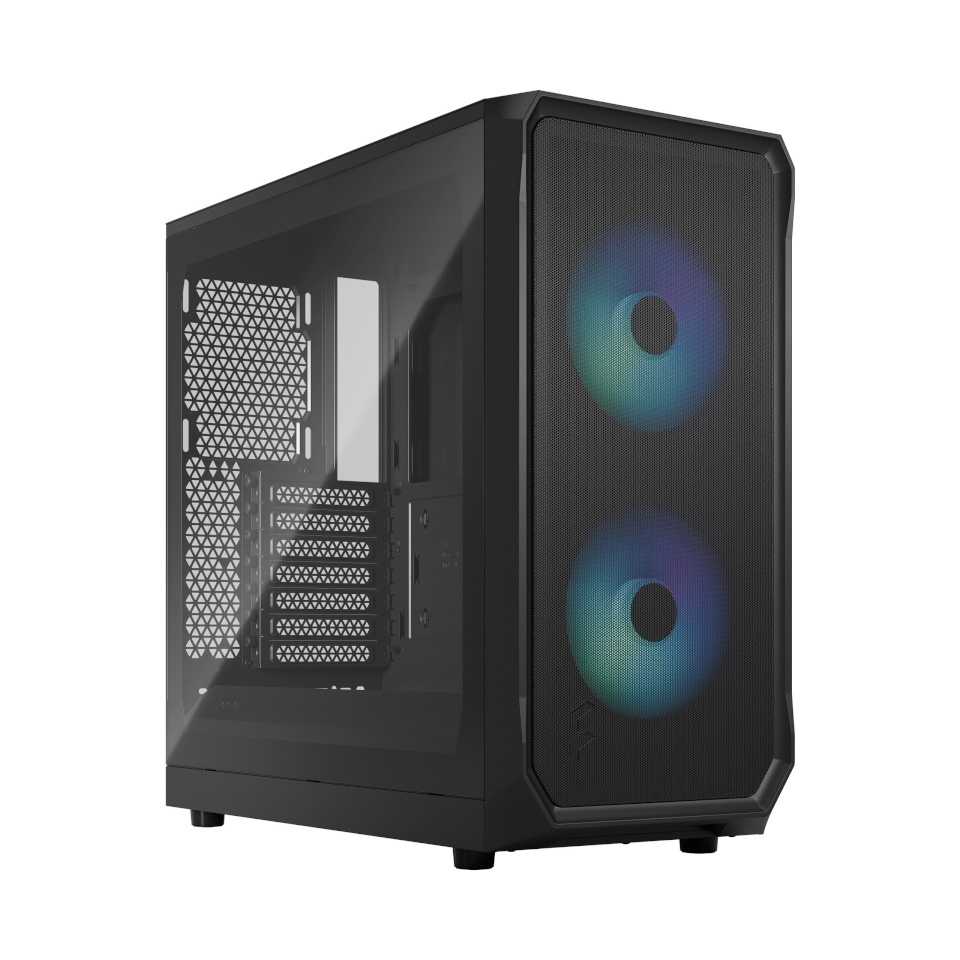 Fractal Design korpus Focus 2 RGB must TG Clear Tint, Midi Tower, must