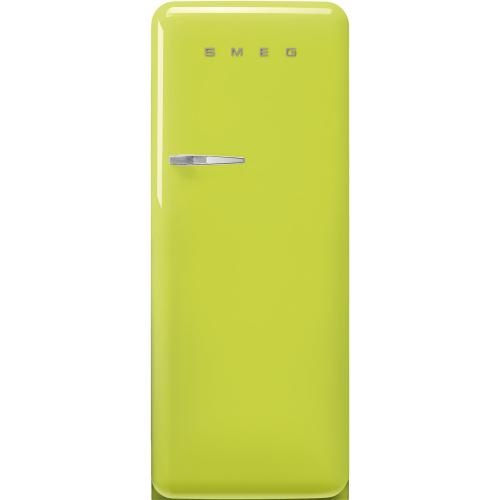 Smeg külmik FAB28RLI6 50-ndate stiil, 153cm, 244/26 l, 35dB, mehaaniline juhtimine, parem, laimiroheline
