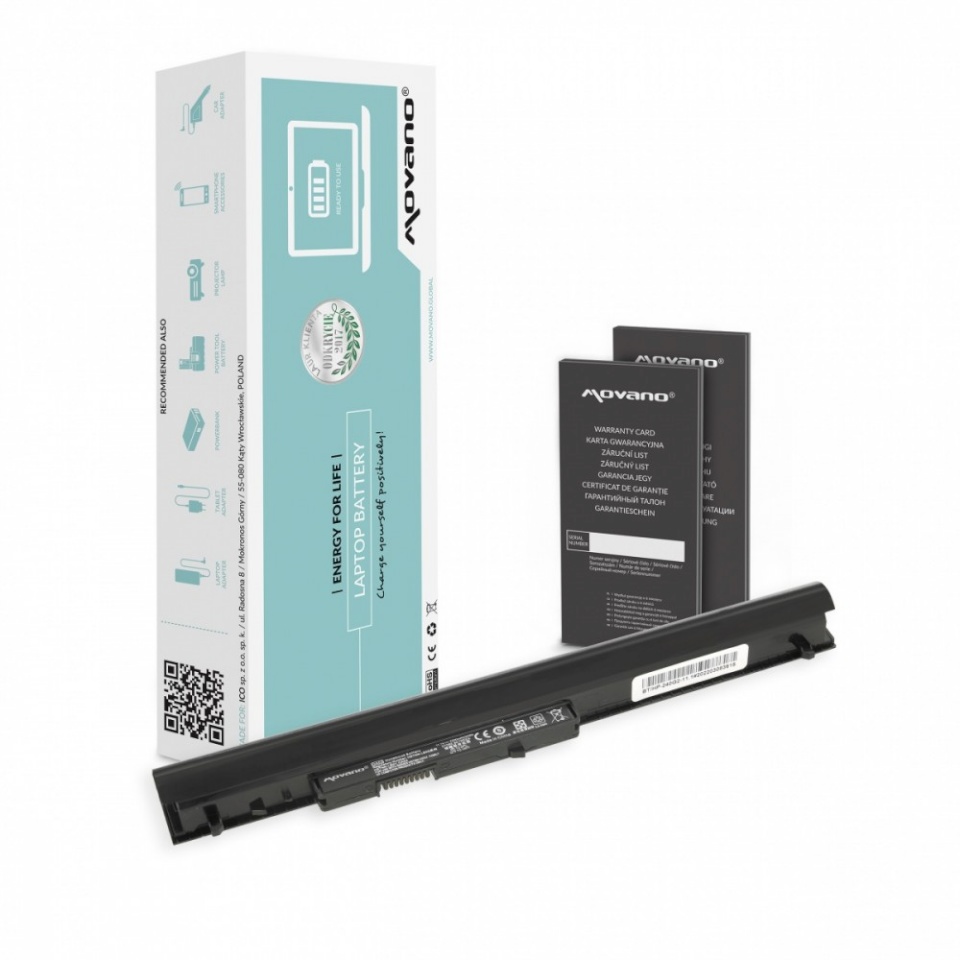 Movano sülearvuti aku OA03 for HP 240 245 250 255 G2 G3 11.1v - 2200 mAh (24 Wh)