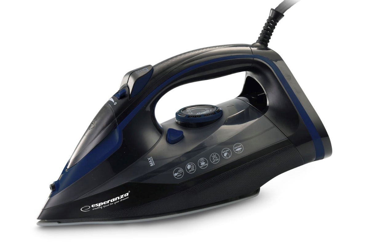 Esperanza triikraud EHI012 Steam , ceramic soleplate, must, 2600W