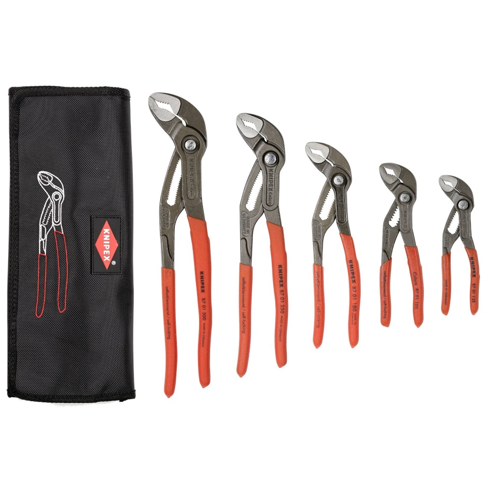 Knipex tangide komplekt Cobra Kult Bag 5-osaline