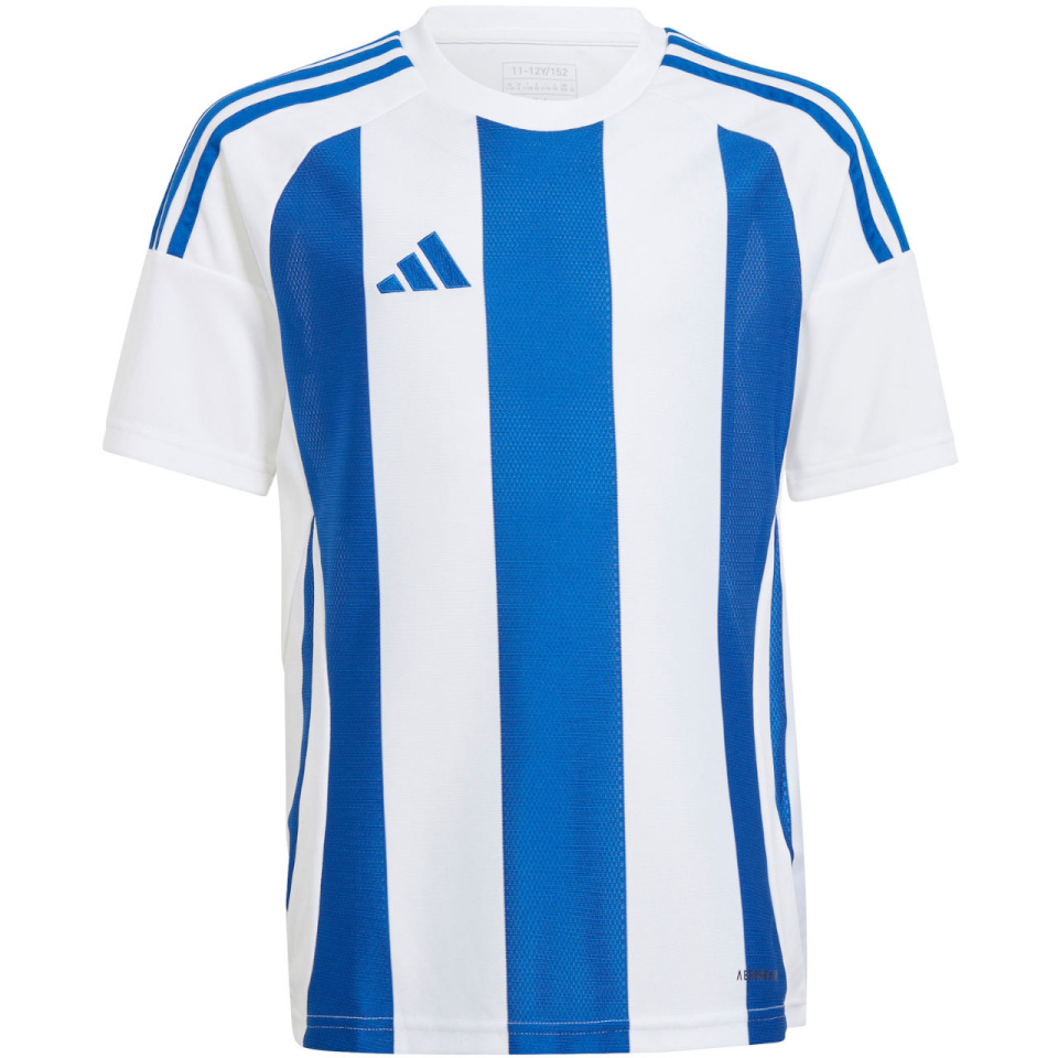Adidas Teamwear T-särk lastele Striped 24 valge-sinine IW2134 suurus 128cm
