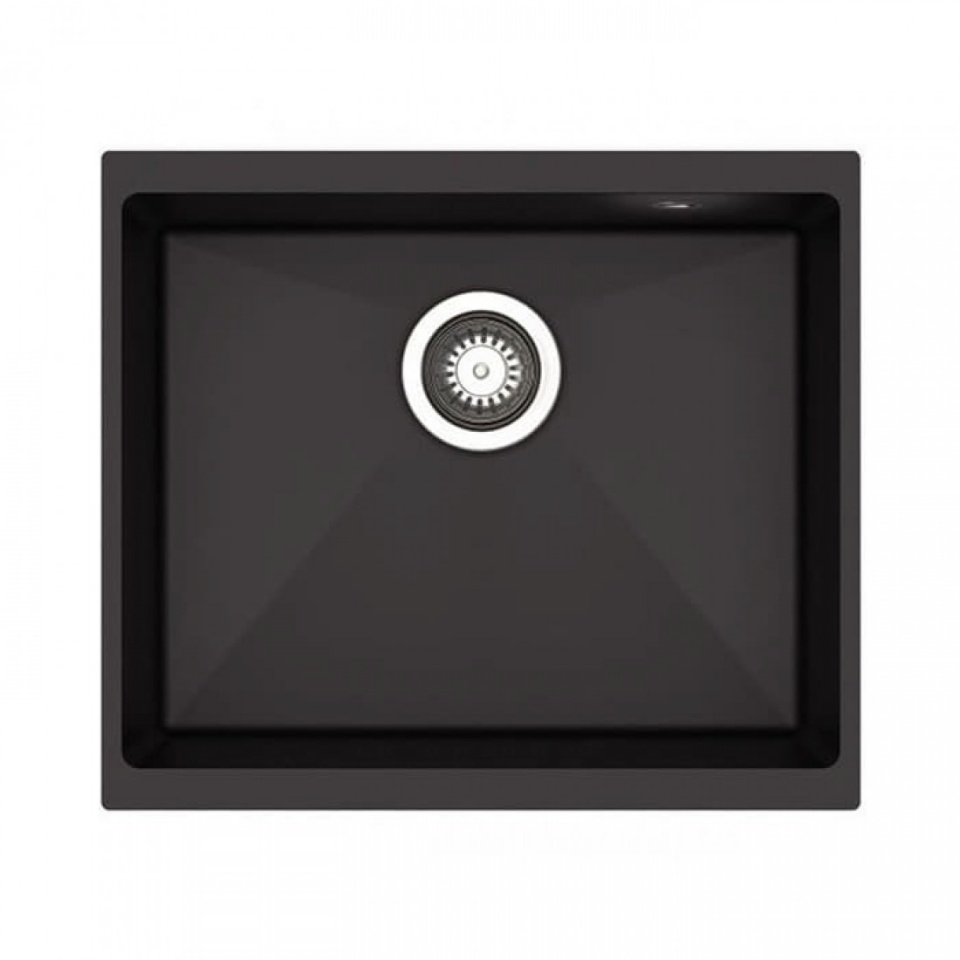 Pyramis kraanikauss Ithaka Sink, 50x40cm, Volcano, must