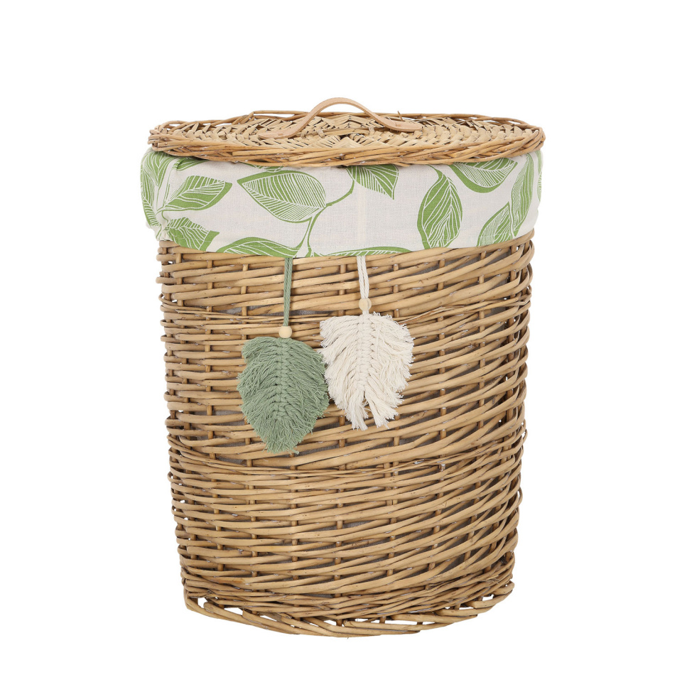 H4Y pesukorv Willi Miro, 37x45cm, pruun/roheline