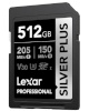 Lexar mälukaart SDXC Professional Silver PLUS 1066X UHS-I/U3/A2/4K R205/W150 (V30) 512GB