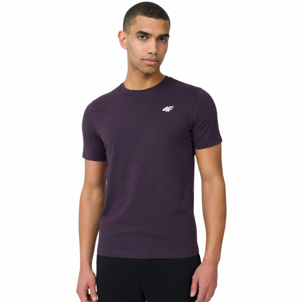 4F T-särk meestele M4484 violetne 4FWSS26TTSHM4484 50S suurus S