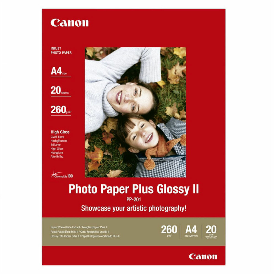 Canon Läikiv Fotopaber Plus Glossy II A4