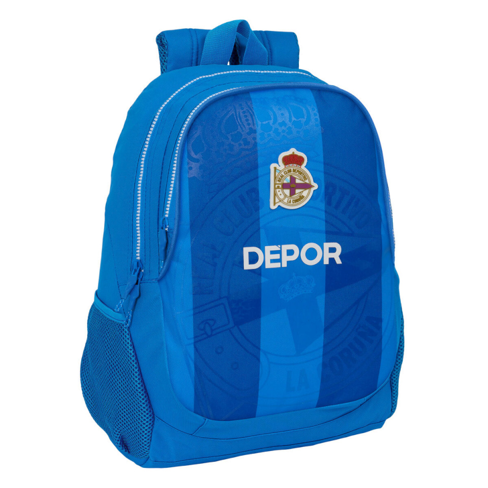 R. C. Deportivo de La Coruña seljakott sinine 32x44x16cm