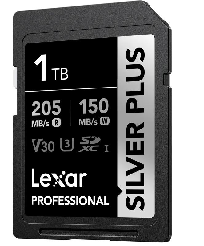 Lexar mälukaart SDXC Professional Silver PLUS 1066X UHS-I/U3/A2/4K R205/W150 (V30) 1TB
