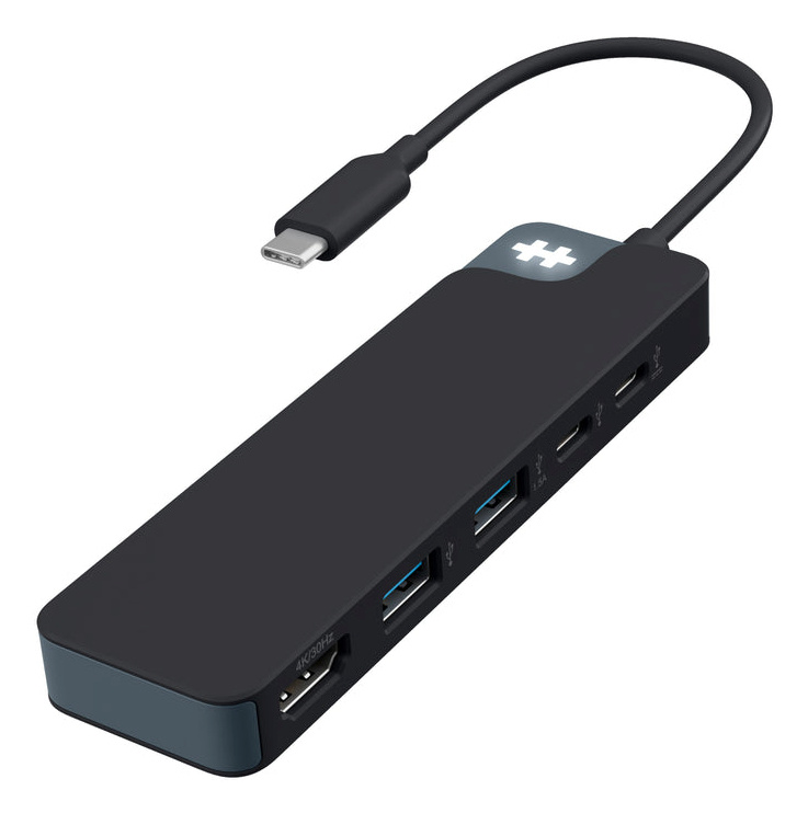 Hyper dokkimisalus Hyper HyperDrive Flex 5 Port USB-C Hub, must | Hyper