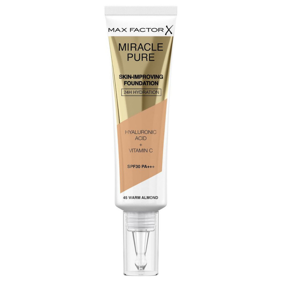 Max Factor jumestuskreem Miracle Pure Nº 45 Warm almond Spf 30 30ml