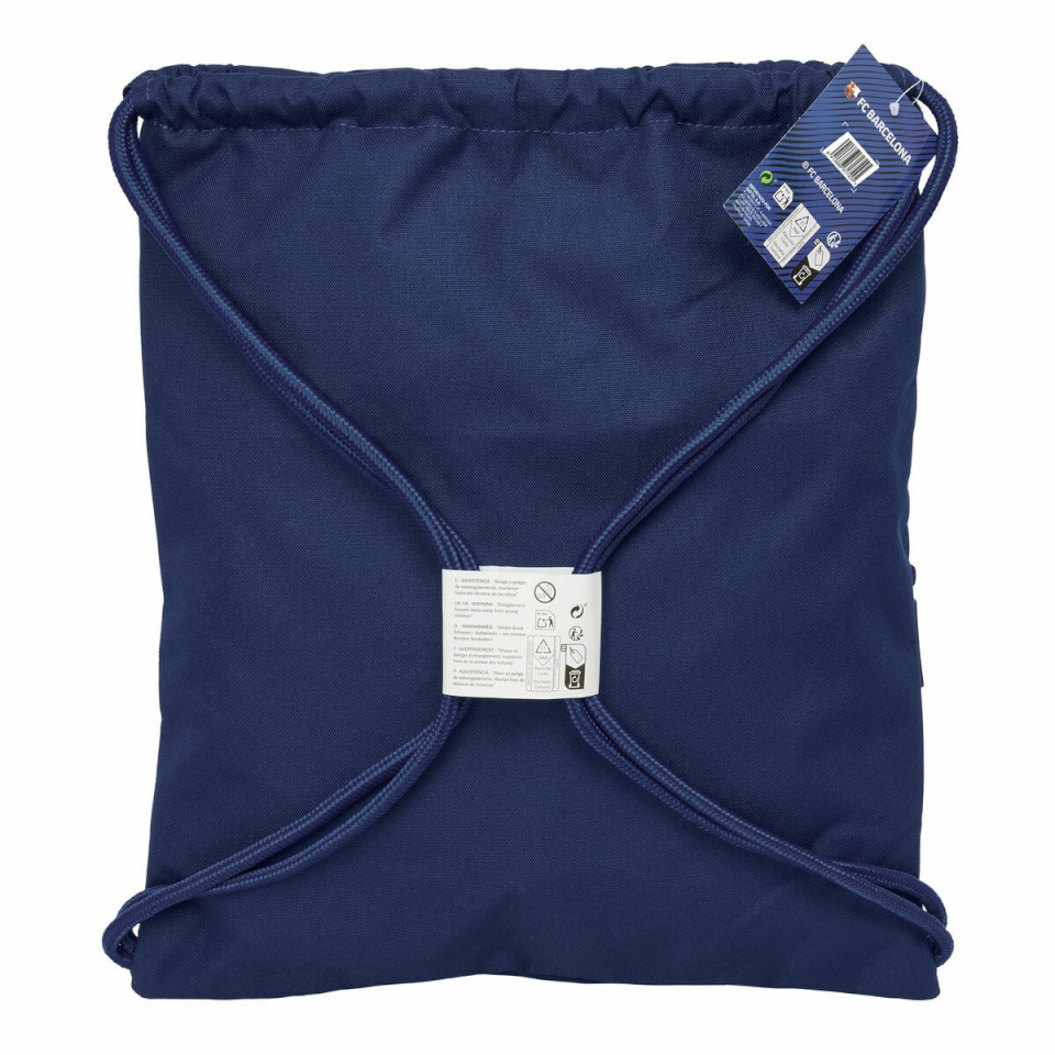 F.C. Barcelona paeltega seljakott meresinine 35x40x1cm