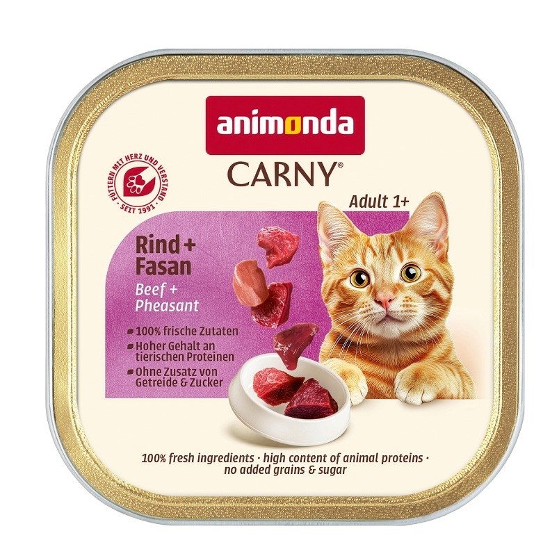 Animonda kassitoit Carny Adult Beef and Pheasant, 85g
