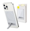 Baseus telefonihoidja Foldable Magnetic Bracket (iPhone MagSafe), valge