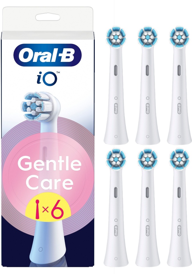 Braun lisaharjad Oral-B iO Gentle Care Brush Head, 6tk, valge