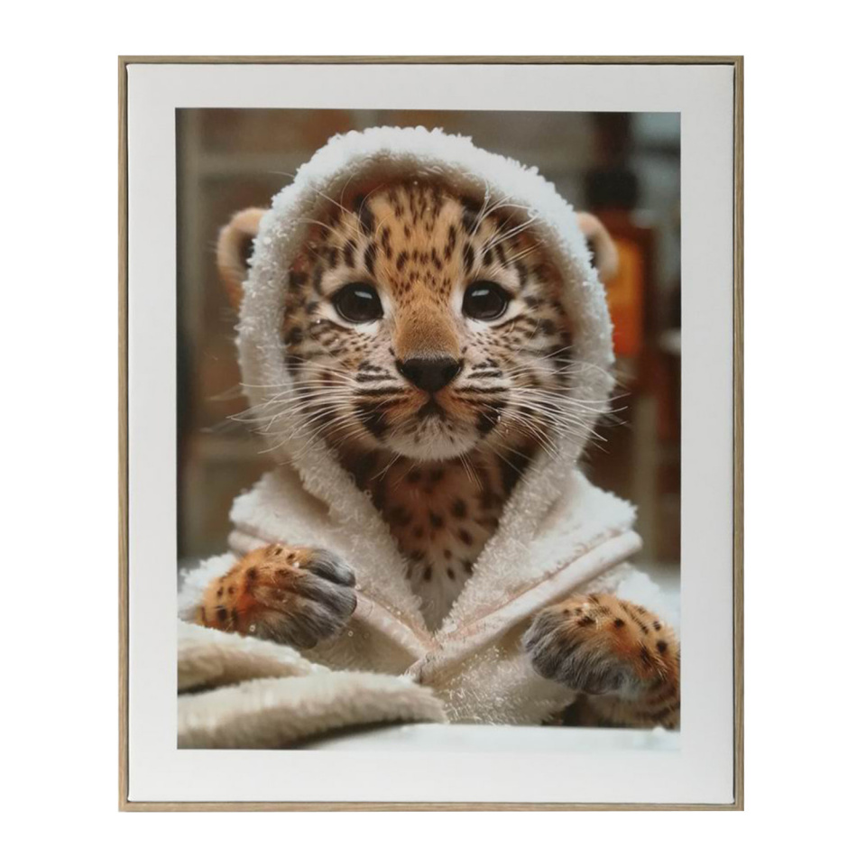 H4Y seinapilt Wally, 40x50cm, gepardi beebi