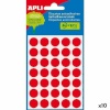Apli kleepuvad sildid punane Ringid Ringjas 5 Lehte 10tk