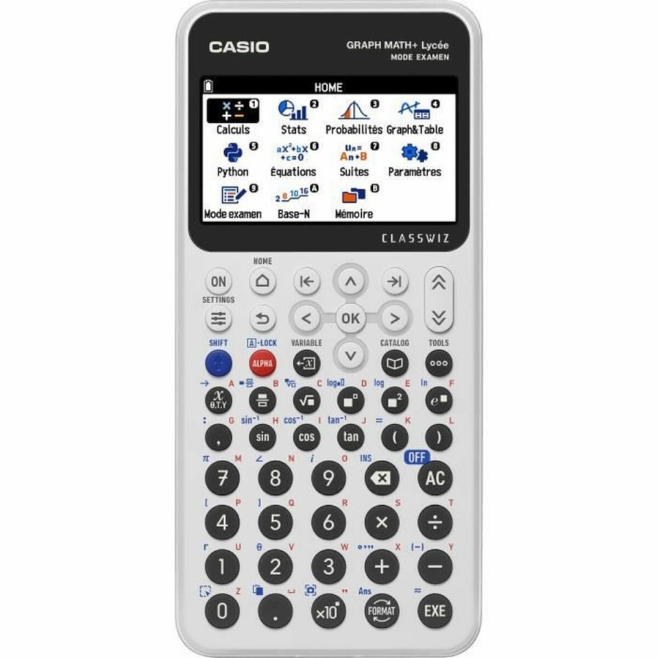 Casio kalkulaator valge