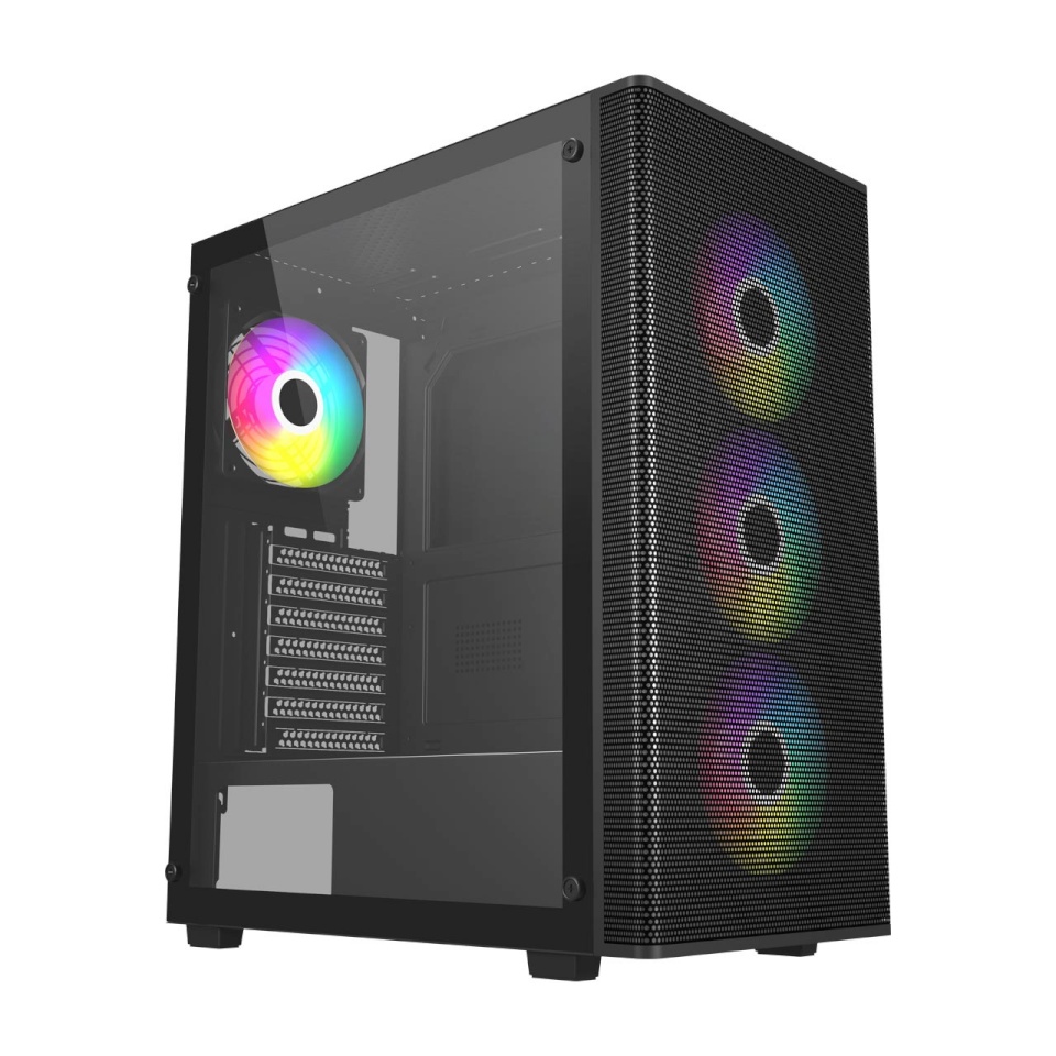 Fsp korpus Case | M220-BA | must | Mid Tower | Power supply included No