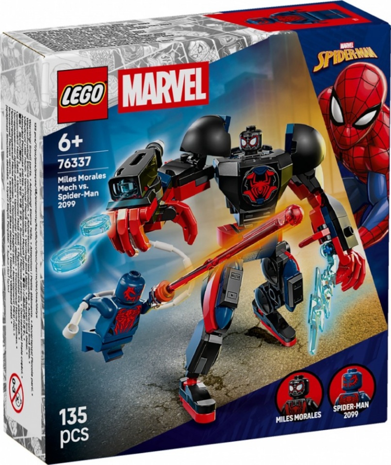 Lego klotsid Blocks Super Heroes 76337 Miles Morales Mech vs. Spider-Man 2099