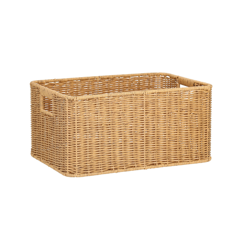 H4Y korv Basile, 33x22x17cm, helepruun