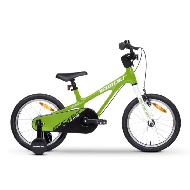 Tabou Ülikerge laste jalgratas Rocket Lite MG, 16" roheline/valge
