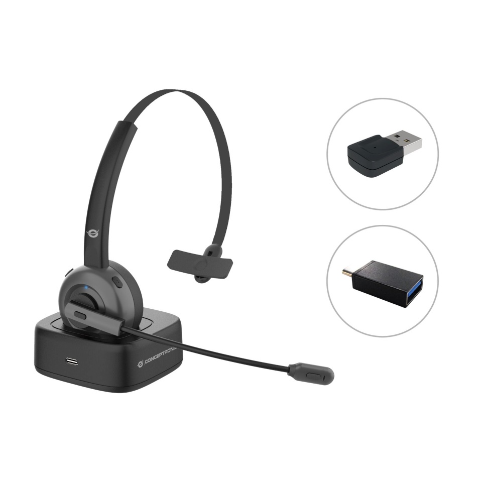 Conceptronic mikrofoniga kõrvaklapid POLONA03BDA Wireless Bluetooth-Headset
