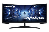 Samsung monitor 34" UltraWide Dual Quad HD LED C34G55TWWP, must