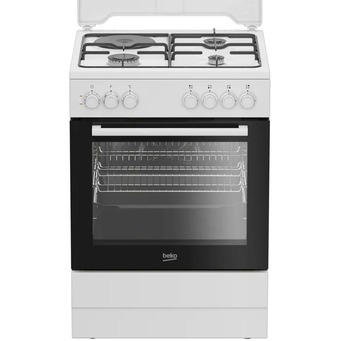 Beko gaasipliit elektriahjuga FBE63131WCS Gas Cooker, valge