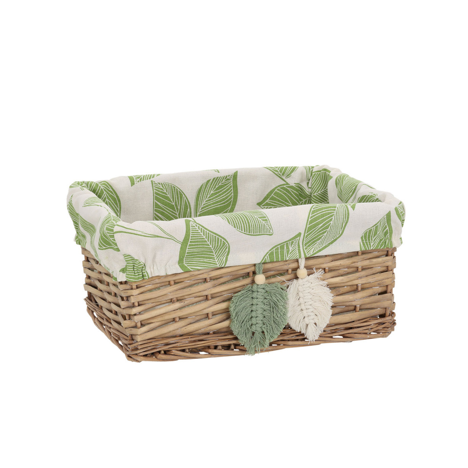 H4Y korv Willi Miro, 34x25x15cm, pruun/roheline