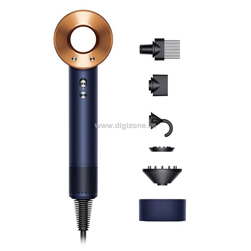 Dyson föön Supersonic Hair Dryer, 1600W, sinine/pronks