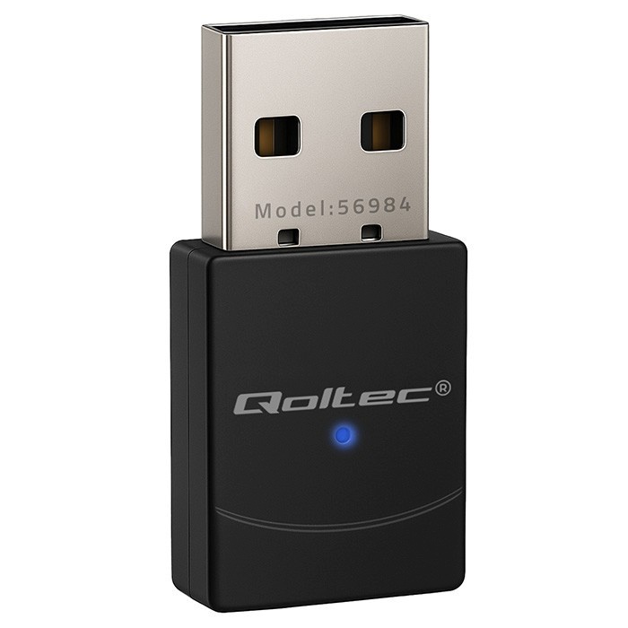 Qoltec Wireless WiFi Adapter Standard AX BT 5.4