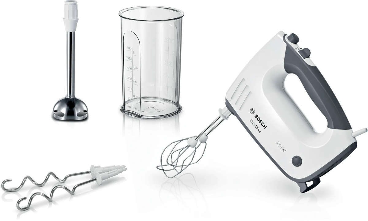 Bosch MFQ37470 käsimikser 750W must, valge