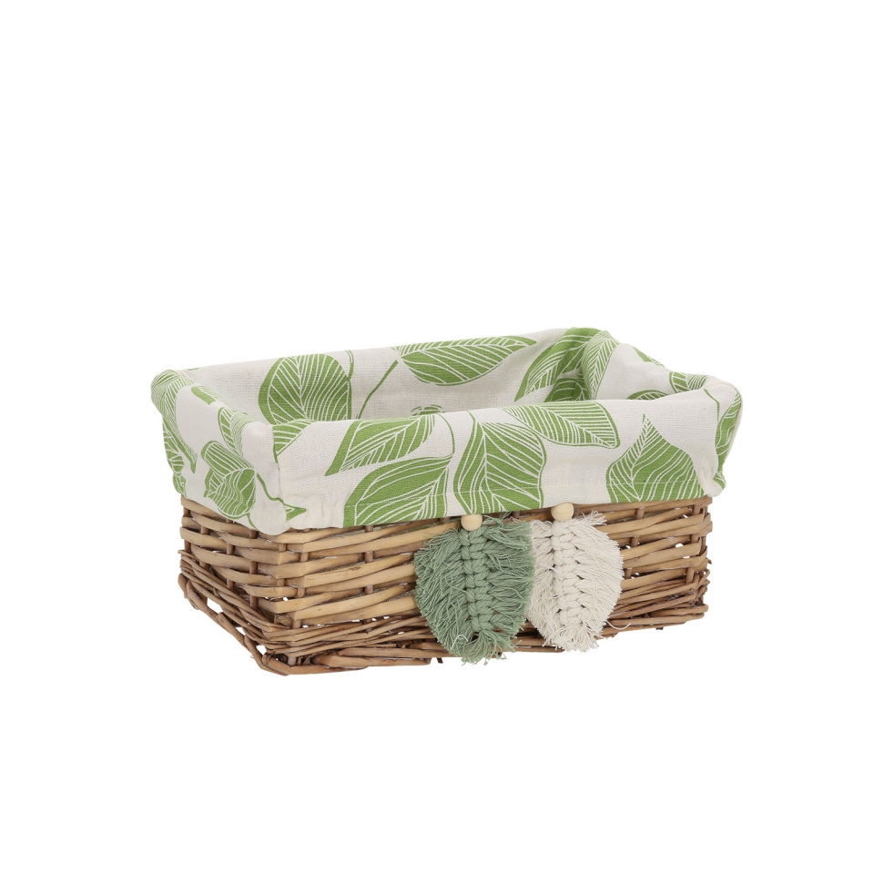 H4Y korv Willi Miro, 28x19x13cm, pruun/roheline