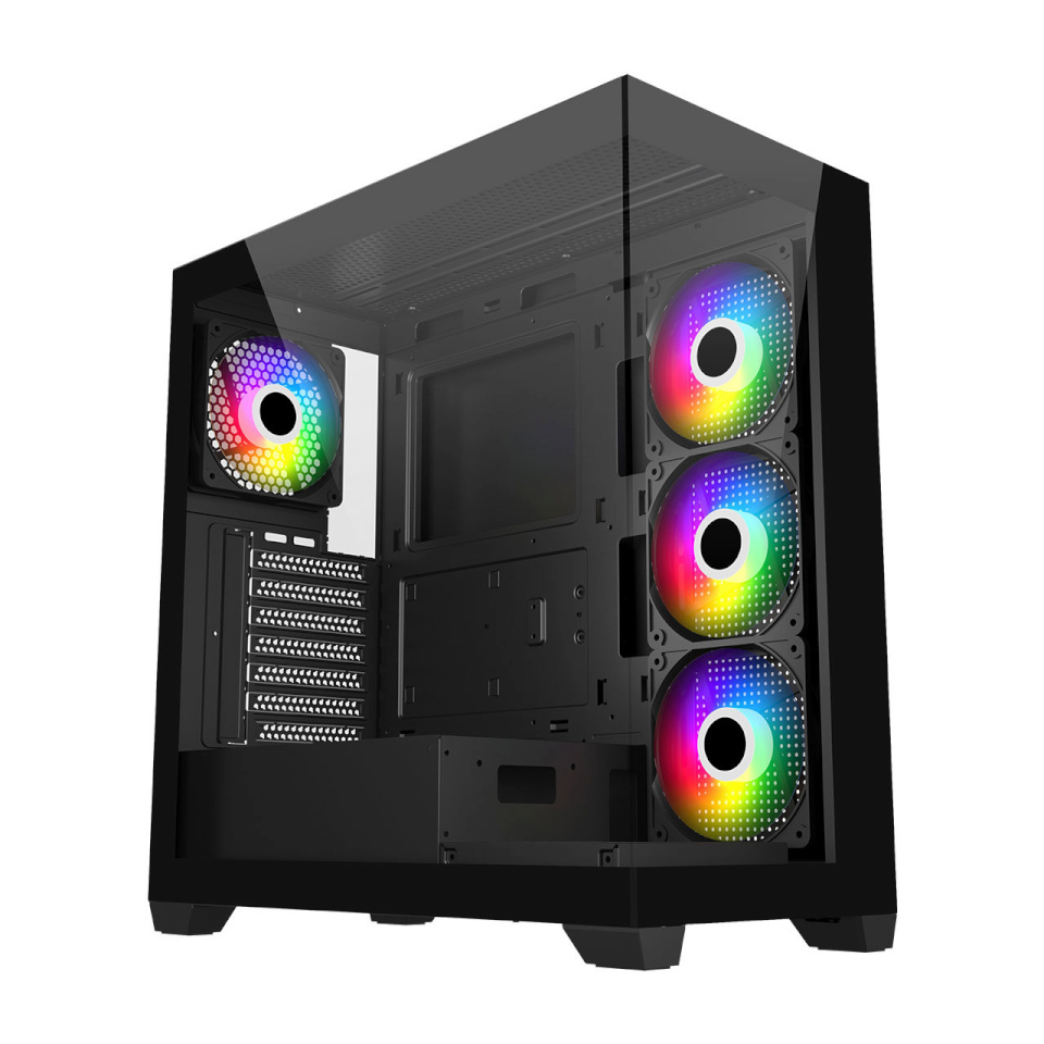 Fsp korpus Case | M340-BA | must | Mid Tower | Power supply included No