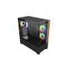 Cooler Master korpus Elite 690 Wood (must, Tempered Glass x 2)