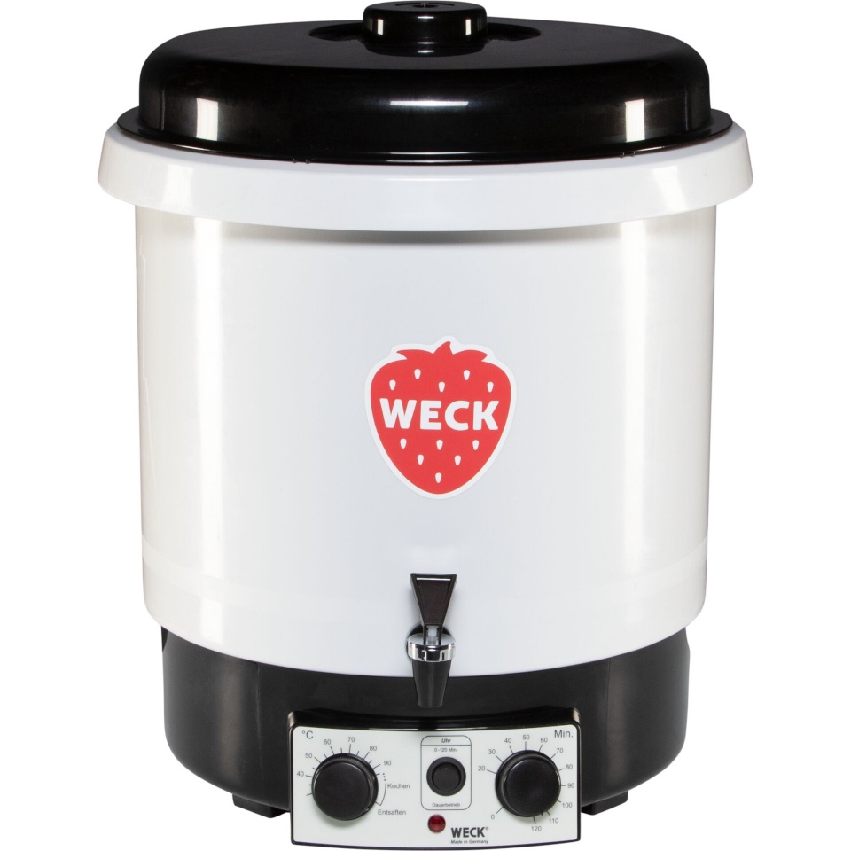 Weck pastöriseerija WAT35A Preserving Machine with Tap & Timer, valge