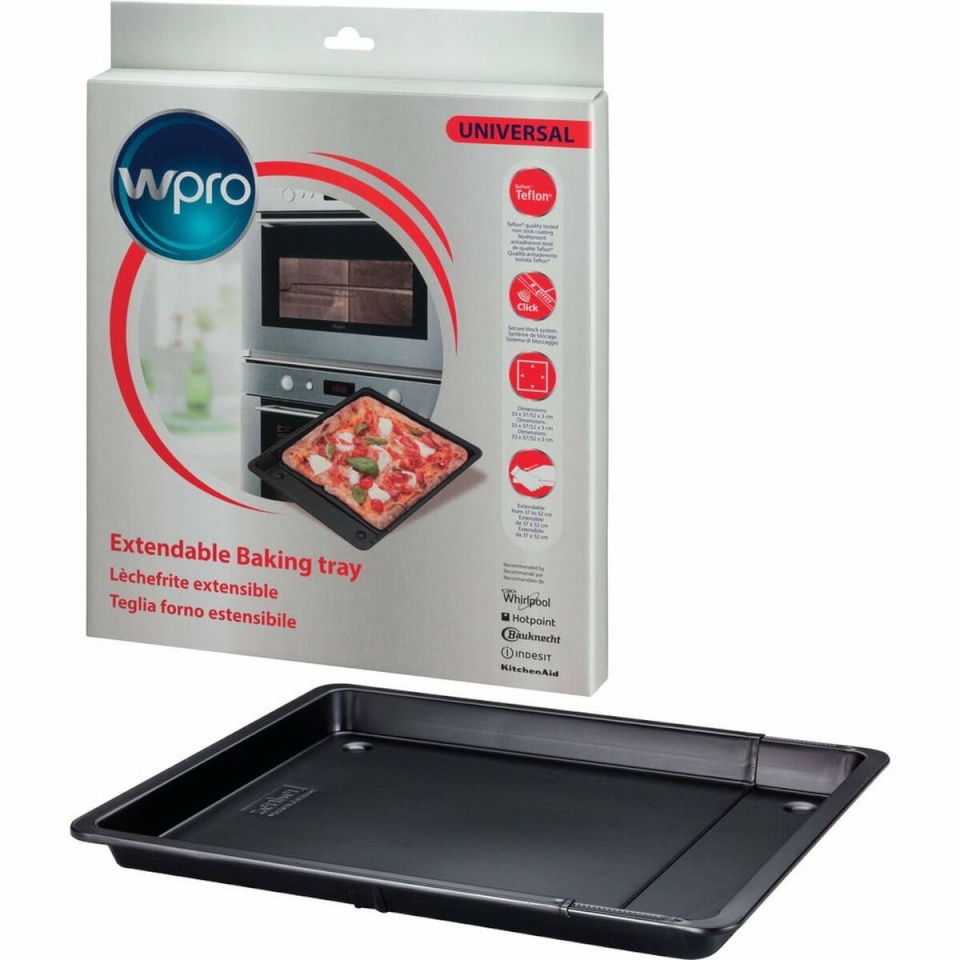 Wpro pikendatav küpsetusplaat UBT521 Extendable Baking Tray, must