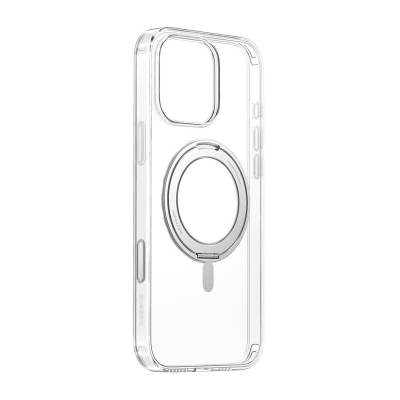 Baseus kaitsekest Magnetic case with stand SkyRing 360° iP16 Pro (transparent)