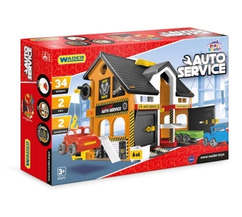 Wader Play House Car service set