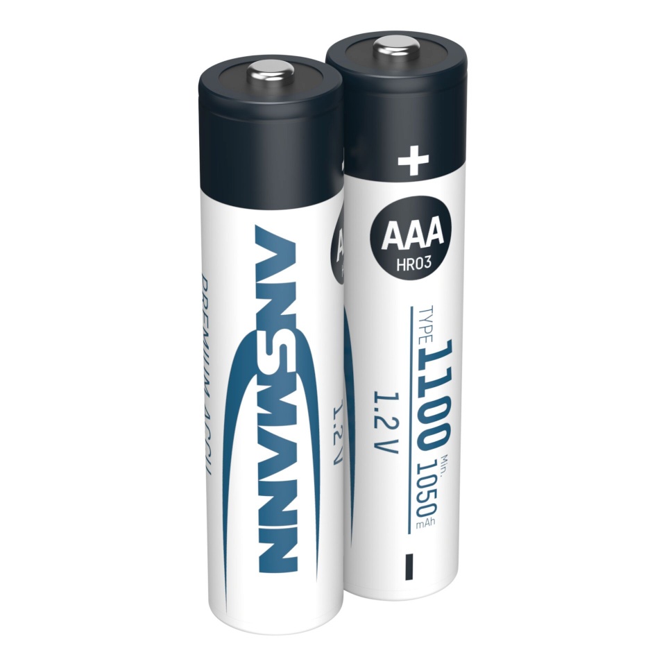 Ansmann akud 12x2 NiMH 1100 Micro AAA 1050mAh
