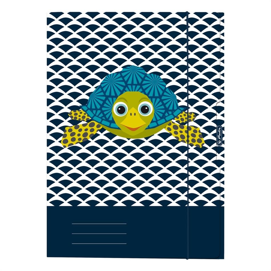 Herlitz kummiga kaaned, A4 - Armsad Loomad / Kilpkonn