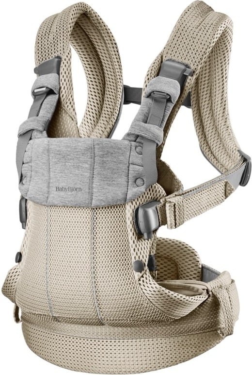 BabyBjörn kandekott Harmony 3D Mesh, hall beež