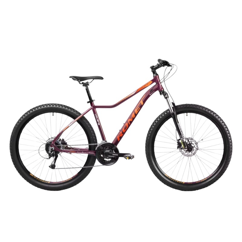Romet Jolene 7.2 2025 27,5" 19" L, tumepunane-oranž