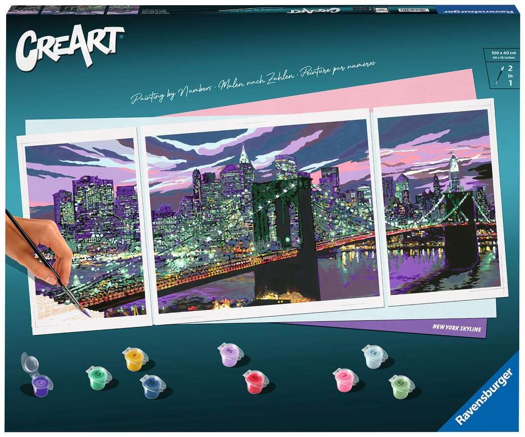 Ravensburger numbrite järgi värvimine New York Skyline 23551